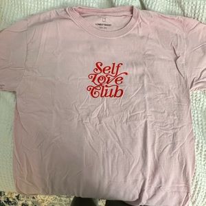 Lonely Ghost self love club tshirt